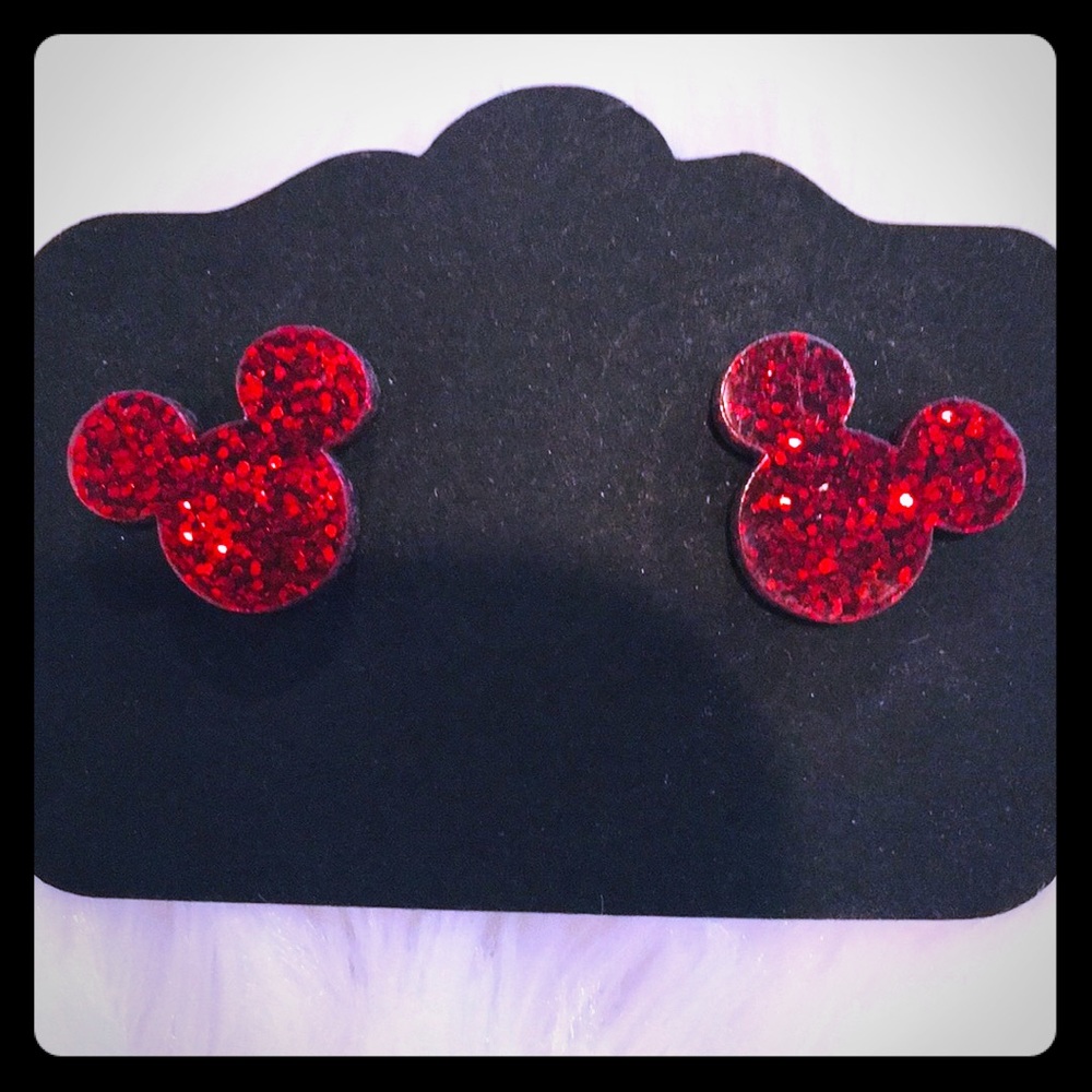 Disney Mirrored Mickey Earrings
